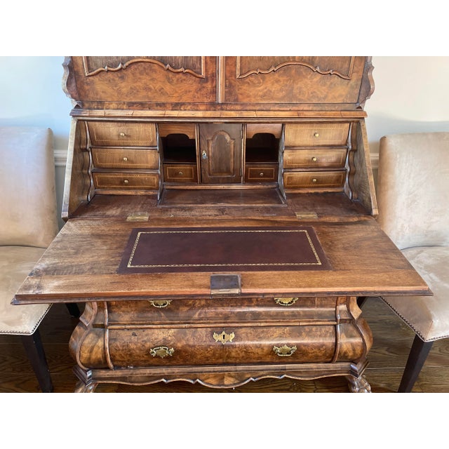 Baroque Style Drop Front Secretary Desk , Tv Cabinet , Hidden Cocktail Bar, Dressing Table or Vanity , Entry Way Statement Piece, Caligraphy Station. For Sale In New York - Image 6 of 9