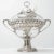 1920s Art Nouveau Silver Plate & Crystal Punch Bowl WMF For Sale - Image 5 of 12