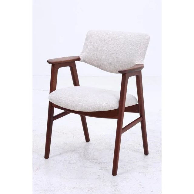 Mid-Century Teak Chairs by Erik Kirkegaard for Glostrup, Set of 2 For Sale - Image 6 of 11
