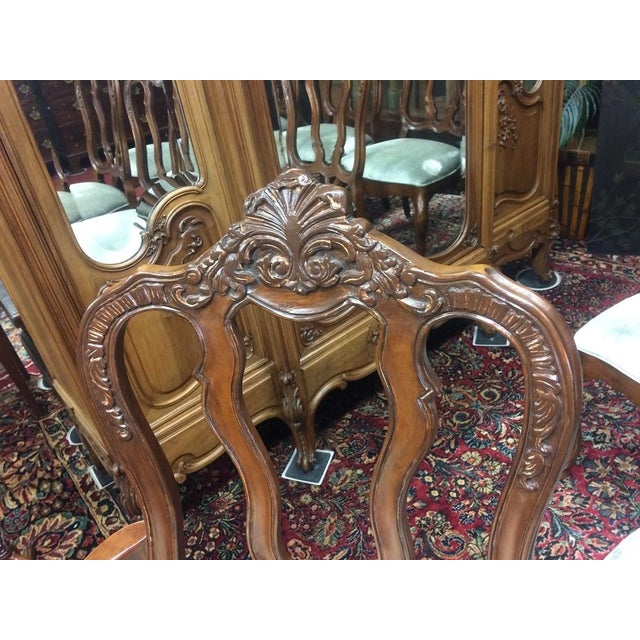 Wood Vintage Dining Chairs, Century Furniture, Set of Ten For Sale - Image 7 of 11