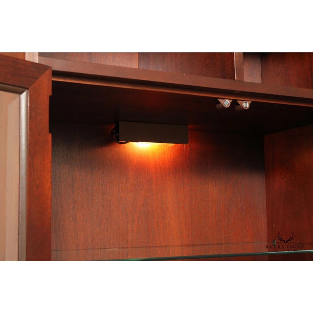 Wood Hekman Federal Style Mahogany Secretary Bookcase For Sale - Image 7 of 13