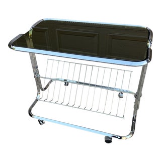 1970s Mid-Century Space Age Display Cart For Sale