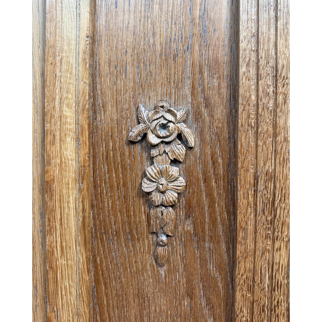 Large Antique Oak Bonnetière, 1920s For Sale - Image 15 of 16