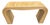 Vintage Gabriella Crespi Style Post-Modern Pencil Reed Rattan Waterfall Console Table For Sale