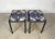 Italian Ceramic & Steel Side Tables or Nightstands, 1970s, Set of 2 For Sale - Image 10 of 18