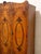 Art Deco Vintage Art Deco Burl Wood Wardrobe Armoire With Hand-Painted Botanical Doors For Sale - Image 3 of 9