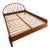 1980s Solid Teak Queen Size Bed Frame For Sale
