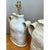 Early 21st Century Vintage Biomorphic Double Handled Studio Pottery Lamps - a Pair For Sale - Image 5 of 12