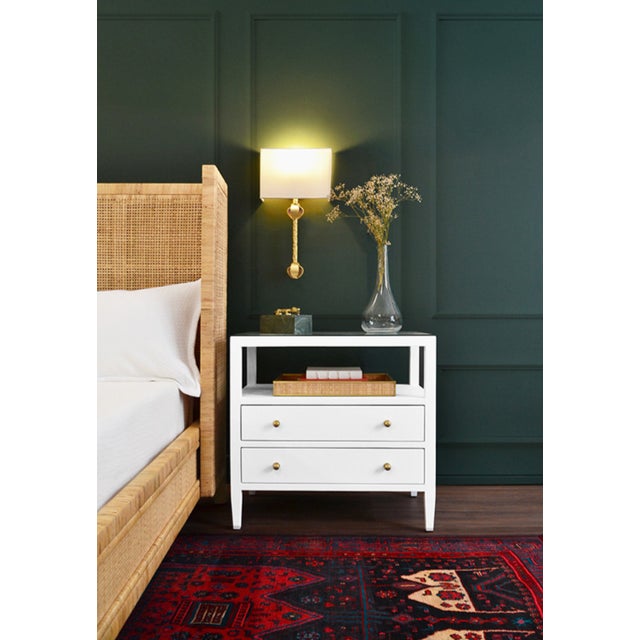 Metal Matthew Izzo Home Linda Flush Iron Wall Sconce in Gold With Shade For Sale - Image 7 of 7