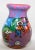 Small Hand Painted Mexican Pottery Vase For Sale - Image 10 of 13