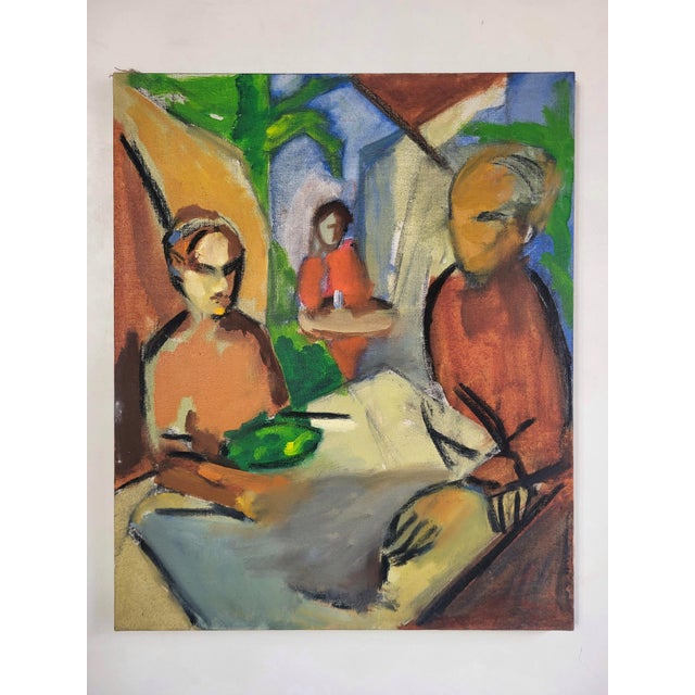 Contemporary Stahler, Figures, 1997, Canvas Painting For Sale - Image 3 of 3