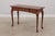 Queen Anne Amish Made Cherry Queen Anne Console Table W. Drawer For Sale - Image 3 of 14