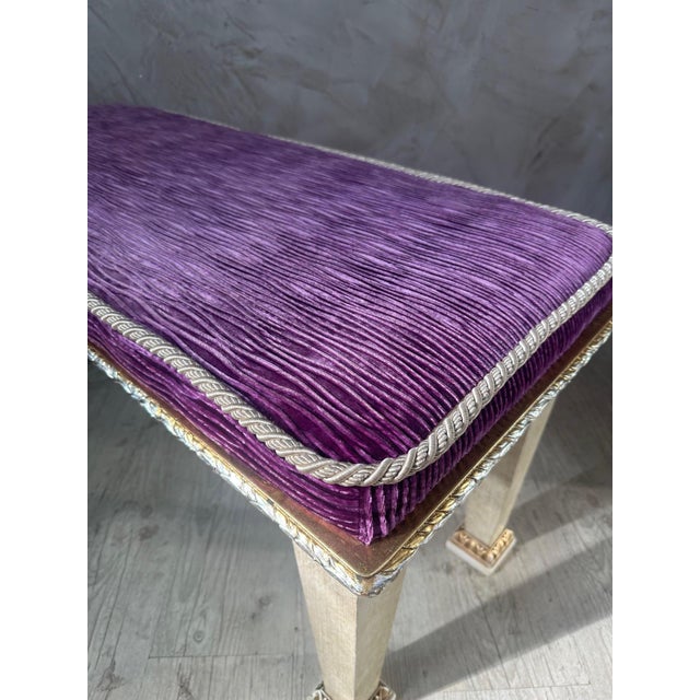 Louis Xiv Style Bench, 1980 For Sale - Image 9 of 12