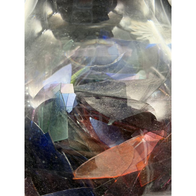 Amphora Vase in Hand-Blown Murano Artistic Glass by Lovc Cenedese, 1950s For Sale - Image 6 of 15