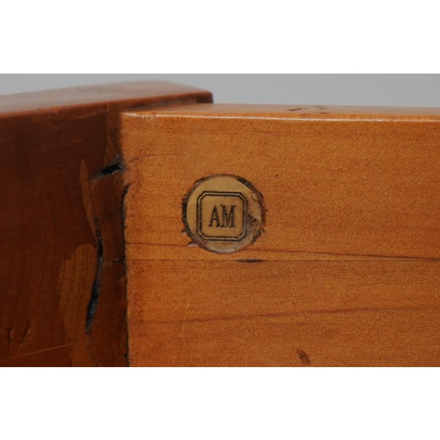 Alfonso Mariano Italian Style Round 1 Drawer Lamp Table For Sale - Image 17 of 18