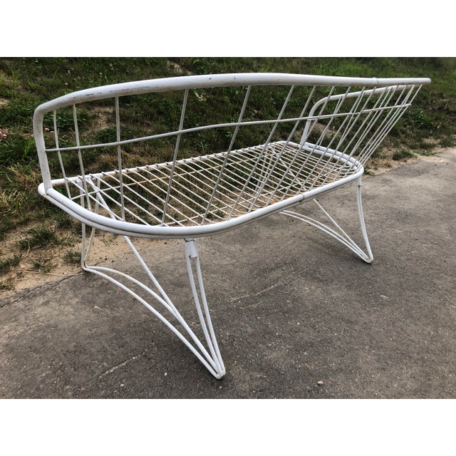 Vintage Homecrest Wrought Iron Patio Sofa Chairish