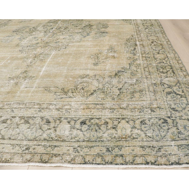 Antique Persian Mahal Rug 09'06 X 12'04 For Sale - Image 12 of 17