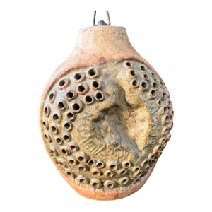 1960s Bernard Rooke Brutalist Stoneware Pendant Lamp 1960s England