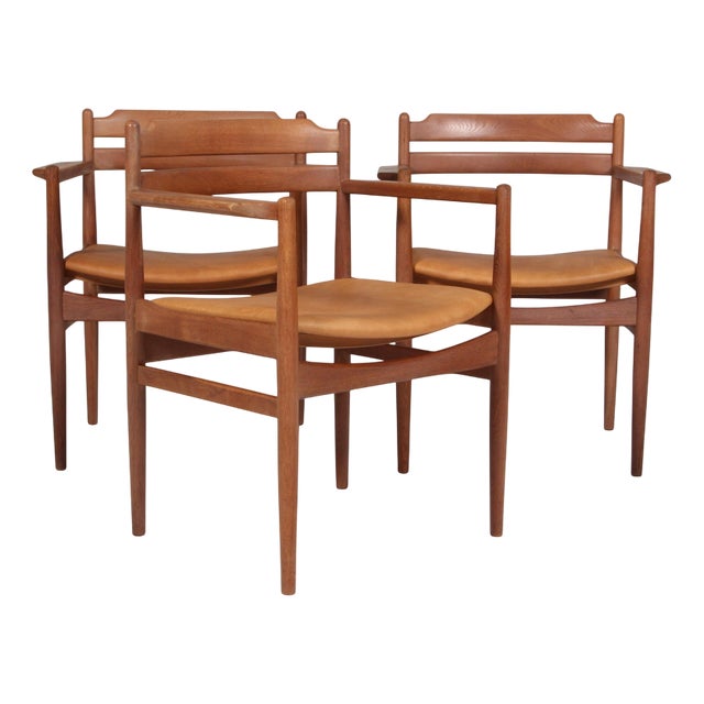 Danish Armchairs attributed to Poul Volther for Sorø Stolefabrik, 1960s For Sale