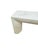 Wood Vintage Postmodern Faux Goatskin Console Table Karl Springer Style Lacquered For Sale - Image 7 of 18
