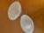 Pair of Oval Frosted Lidded Glass Boxes For Sale - Image 4 of 10