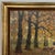 Framed Oil Painting on Canvas by Alphonse Van Beurden Jr. (1878–1962) 'Shepherd and Flock in Autumn Forest' For Sale In Dallas - Image 6 of 15