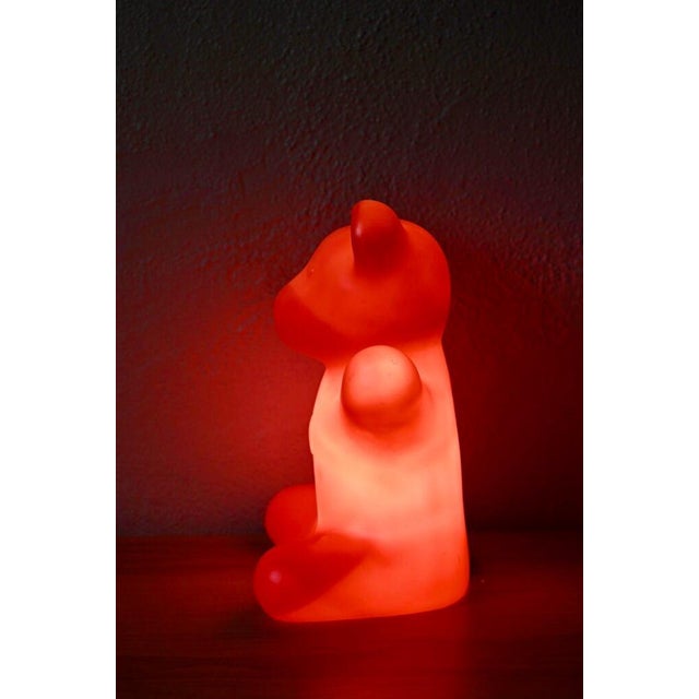 1980s Vintage Bear Nightlight from Décoline, 1980s For Sale - Image 5 of 14