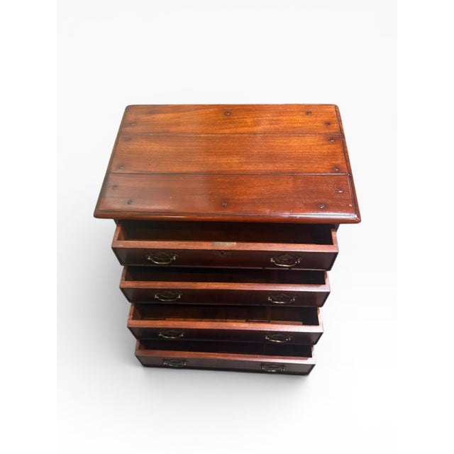 Theodore Alexander Mahogany Four-Drawer Chest For Sale In Boston - Image 6 of 16