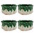 Late 20th Century Italian Trompe L’Oeil Green Onion Salad Serving Set for Neiman Marcus- 7 Pieces For Sale - Image 4 of 10
