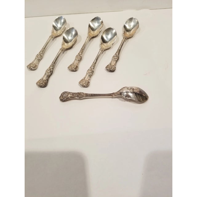 Late 19th Century Six Tiffany English King Ice Cream Spoons For Sale - Image 5 of 9