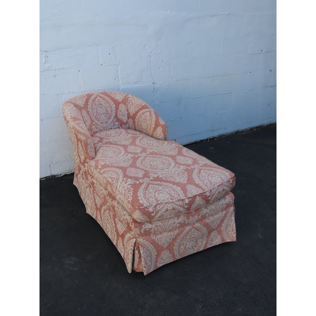 This gorgeous Chaise Lounge is made of wood, and upholstery. This chaise lounge has French furniture style; it features a...