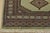 Bokhara Jaldar Rug 2’6” X 3’10” Green Wool Tribal Hand-Knotted Carpet For Sale In Philadelphia - Image 6 of 9
