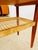 Vintage Danish Teak Coffee Table with Woven Rattan Magazine Shelf, 1960s For Sale - Image 16 of 18