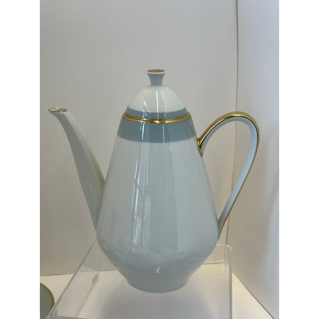 Mid 20th Century Mid 20th Century Hutschenreuther Selb Bavaria, Germany China Tea Service for Five - 18 Pieces For Sale - Image 5 of 10