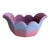 Mid Century 1950s Handmade Colorado Springs Van Briggle Pink Blue Tulip Vase For Sale