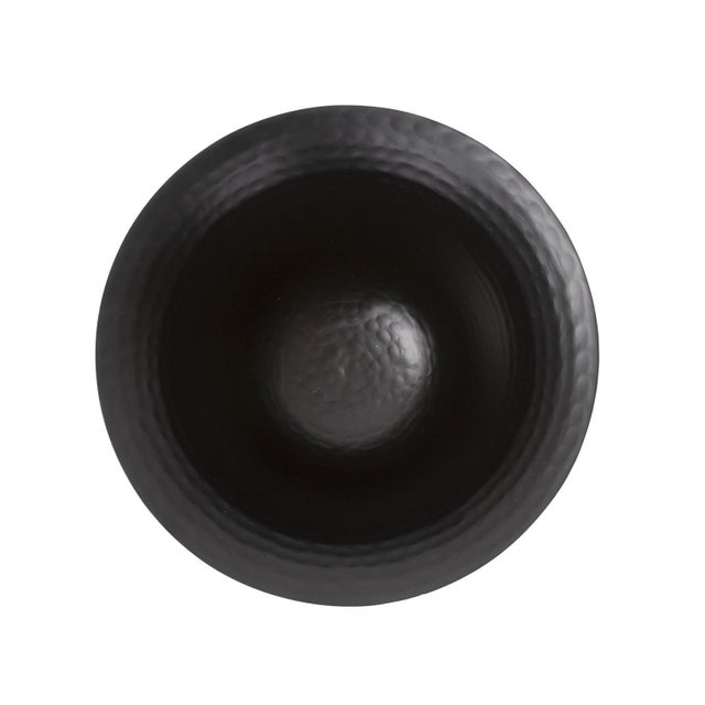 Hammered Em Dash Flared Deep Bowl- Medium For Sale In Chicago - Image 6 of 10
