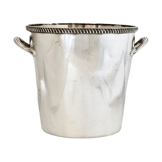 Victorian Antique Elkington Silverplate Champagne Bucket For Sale - Image 3 of 6