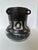 Ceramic Late 20th Century Primitive Black Ceramic Vase With Abstract Markings For Sale - Image 7 of 9