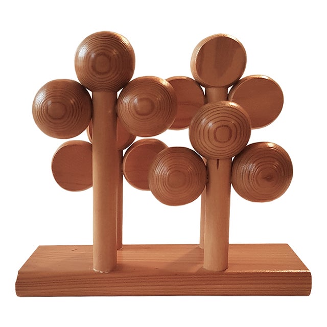 Scandinavian Letter Holder by Aarikka, Finland, 1970s For Sale