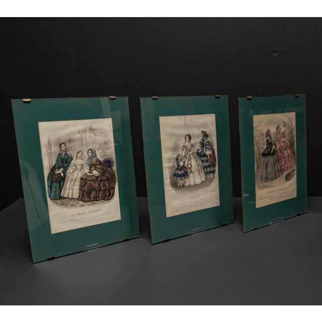 Vintage Fashion Magazine Posters from the Journal de Modes, 1960s, Set of 3 For Sale - Image 9 of 13