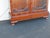 Henredon Chippendale Tall Large Flame Mahogany Display China Cabinet 6470 For Sale - Image 18 of 18