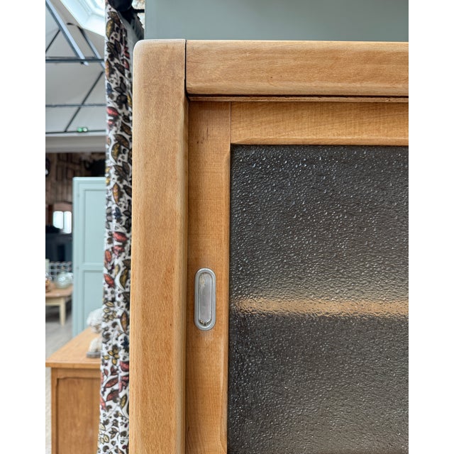 Vintage Wardrobe with Sliding Doors, 1950s For Sale - Image 9 of 15