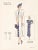 Vintage Art Deco French Fashion Print For Sale