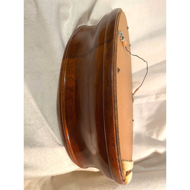 English Walnut Oval Mirror For Sale - Image 17 of 18