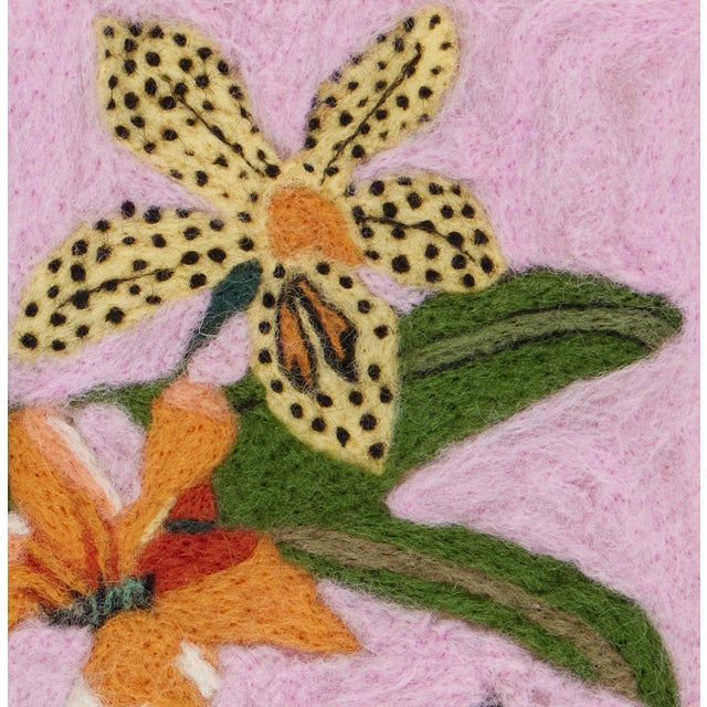 This series of hand needle-felted works began as botanical drawings, originally created as flat, digital studies. Removed...