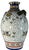 17+ In. Tall Chinese Jug Vase Stylized Blue Songbird, Fruit & Leaf Pattern For Sale - Image 11 of 18