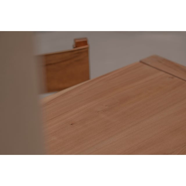 French Elm Desk Set from Maison Regain, 1970s, Set of 2 For Sale - Image 9 of 16