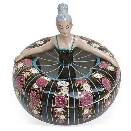 Robj Art Deco Ballerina Bonbonniere For Sale