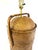Mid-Century Modern 1960s Mid-Century Modern Woven Rattan Basket Table Lamp With Brass Hardware For Sale - Image 3 of 14
