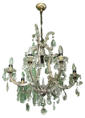 Vintage Bohemia Chandelier, 1950s